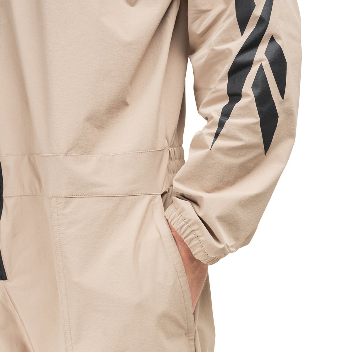 Reebok x Ghostbusters Woven Jumpsuit (Beige / Schwarz) - Allike Store