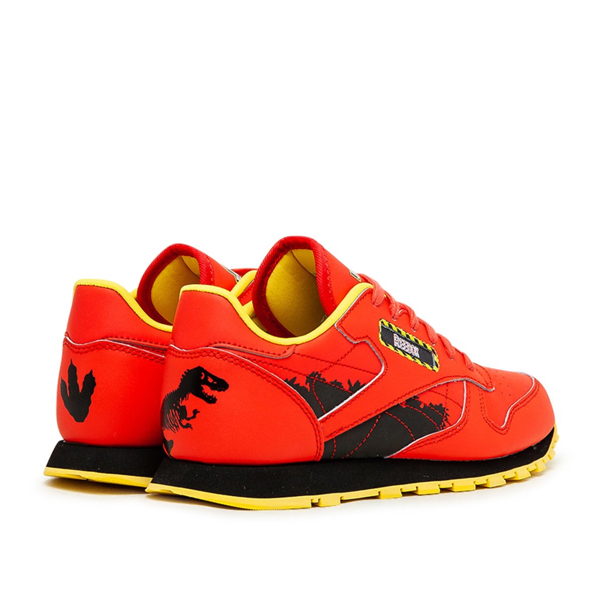 Reebok x Jurassic Park CL Leather (Rot / Gelb) - Allike Store