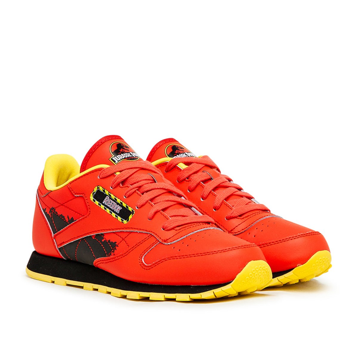Reebok x Jurassic Park CL Leather (Rot / Gelb) - Allike Store