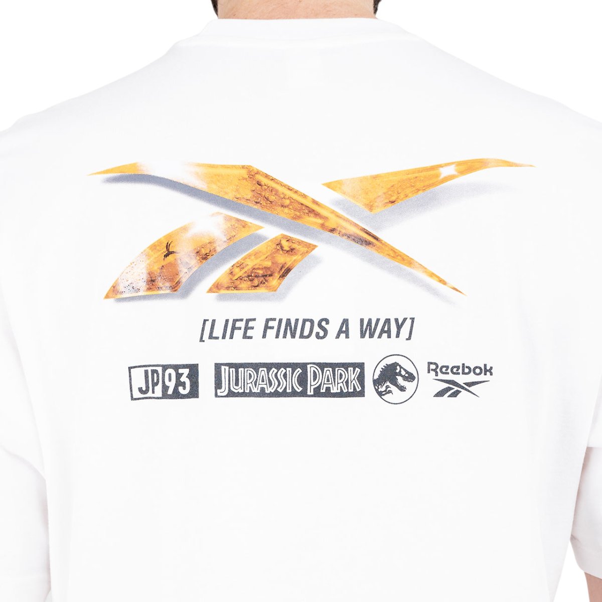 Reebok x Jurassic World SS Tee - Amber (Weiss) - Allike Store