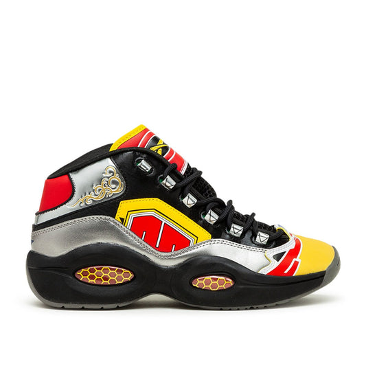 Reebok x Power Rangers Question Mid (Schwarz / Multi)  - Allike Store