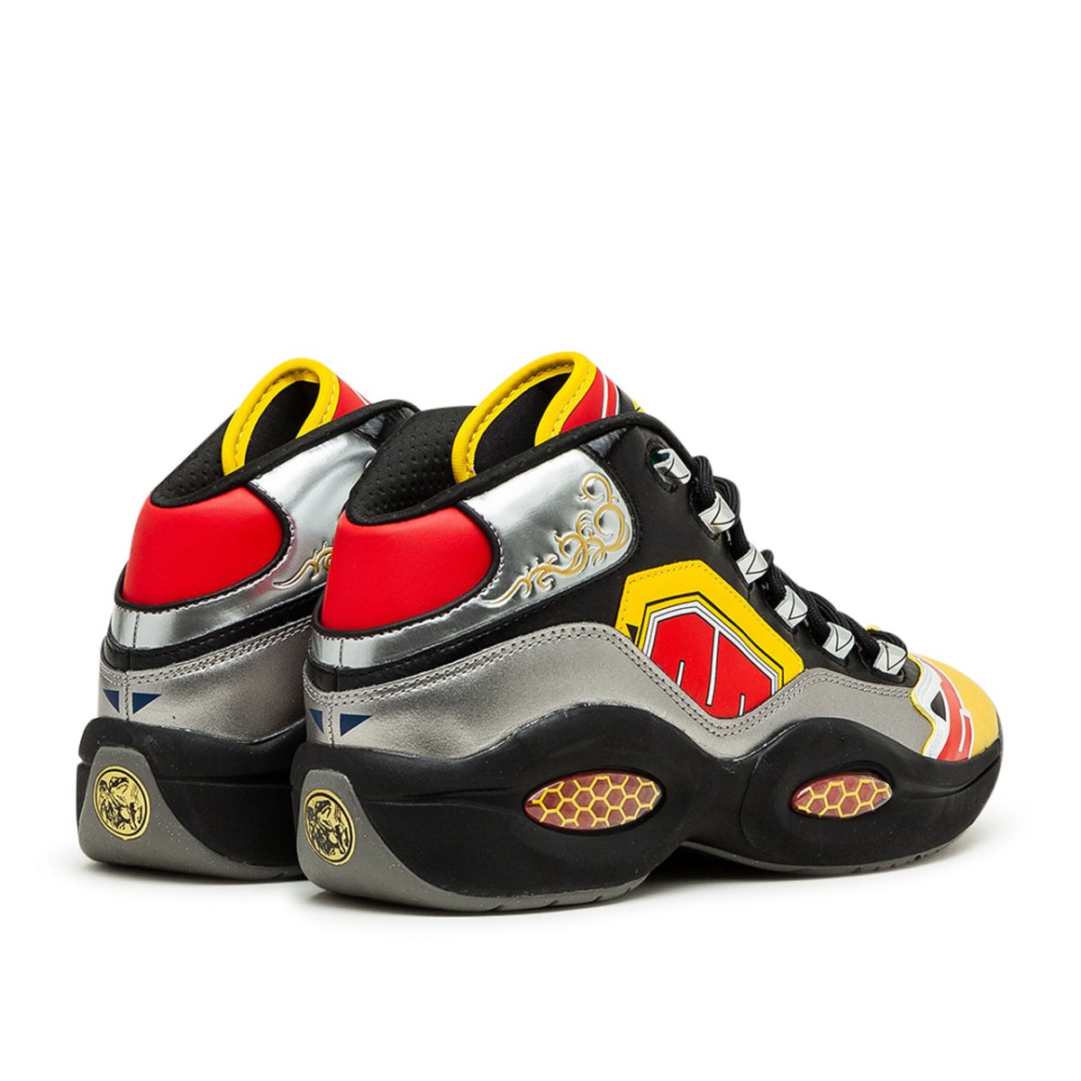 Reebok x Power Rangers Question Mid (Schwarz / Multi)  - Allike Store