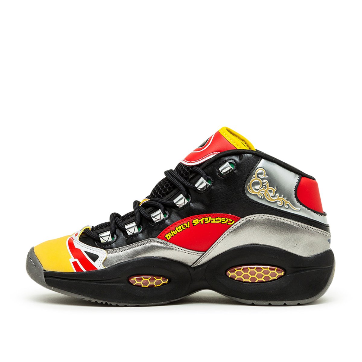 Reebok x Power Rangers Question Mid (Schwarz / Multi) - Allike Store