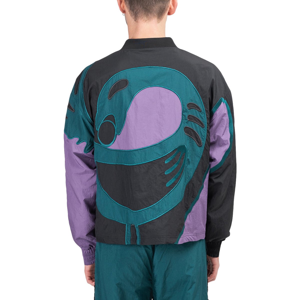 Reebok X Pyer Moss Sankofa Bomber (Schwarz / Teal / Lila) - Allike Store