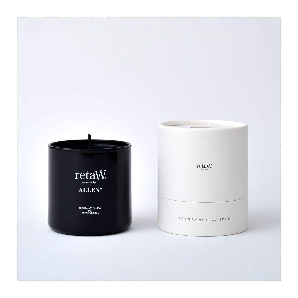 retaW Fragrance Candle 'Allen' (Schwarz) - Allike Store