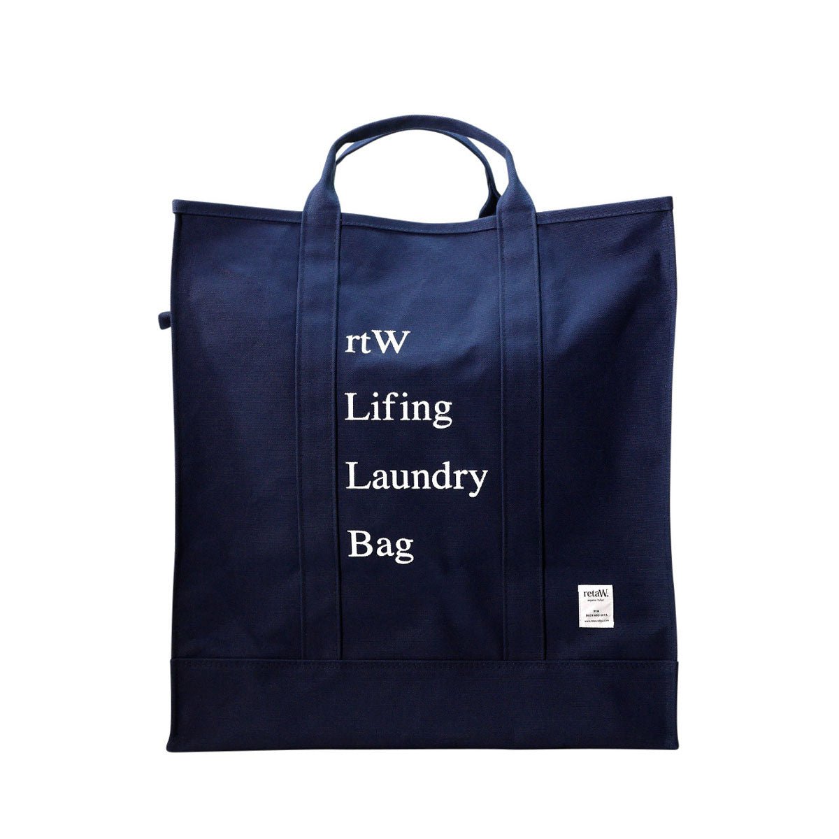 retaW Laundry Bag 'rtW Lifing' (Navy) - Allike Store