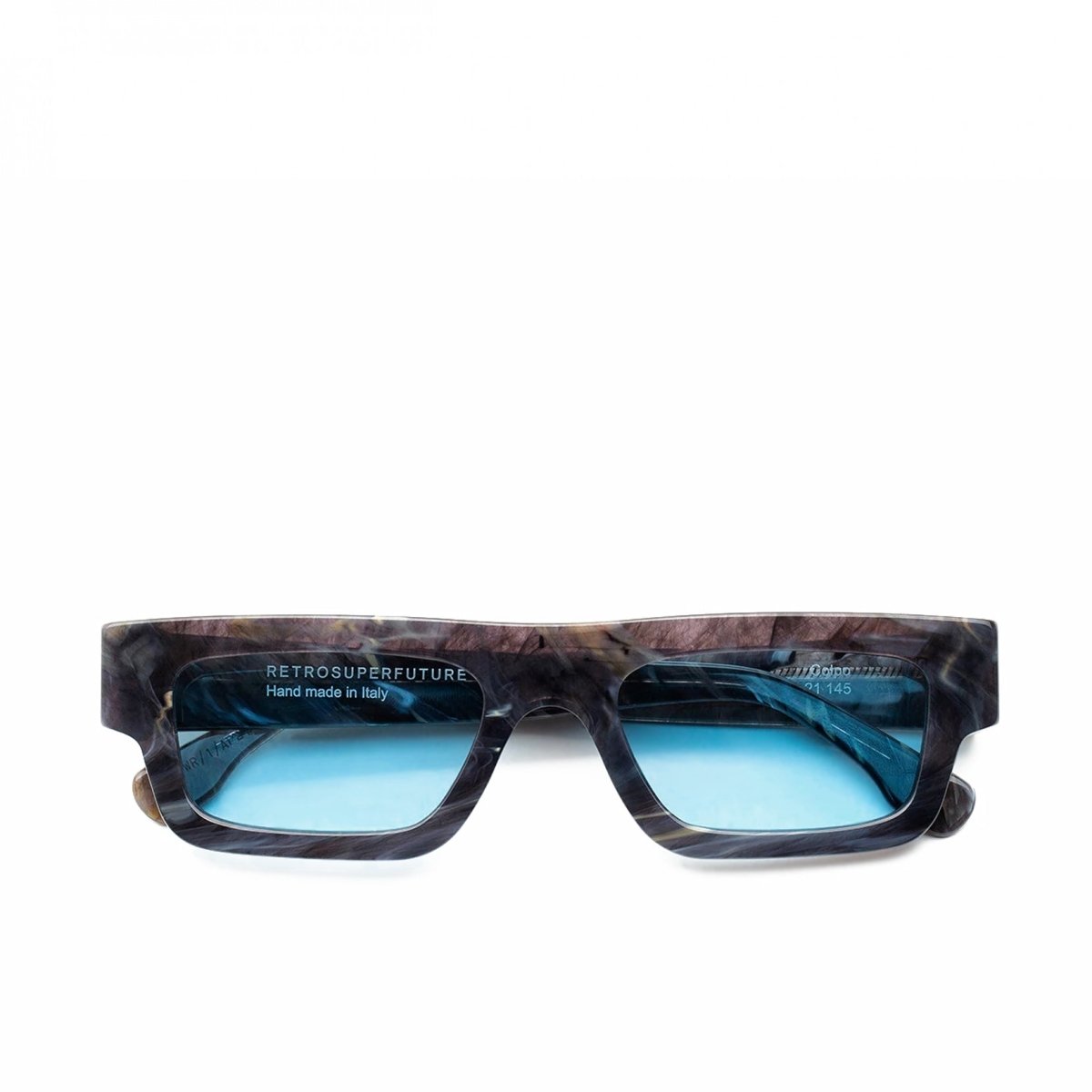 Retrosuperfuture Colpo Black Marble Sunglasses Schwarz Fwr Allike Store 