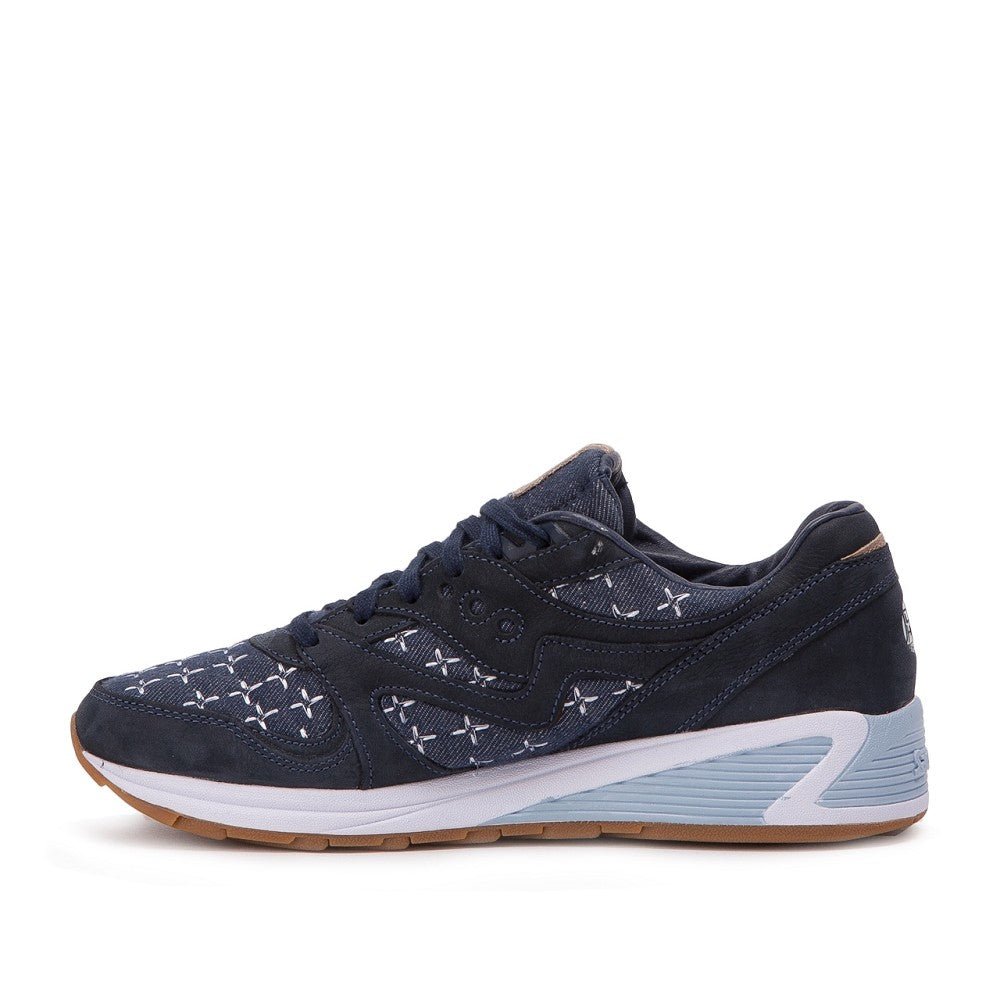 Saucony x UP THERE GRID 8000 'SASHIKO' (Navy) - Allike Store