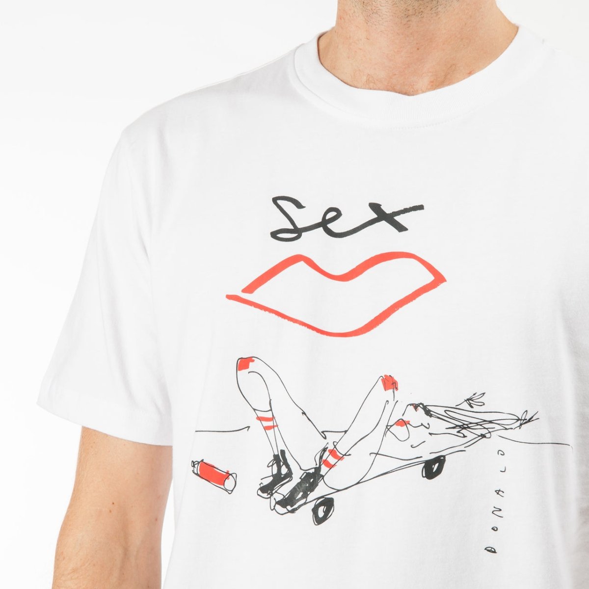 Sex Skateboards Donald Tee (Weiß) - Allike Store