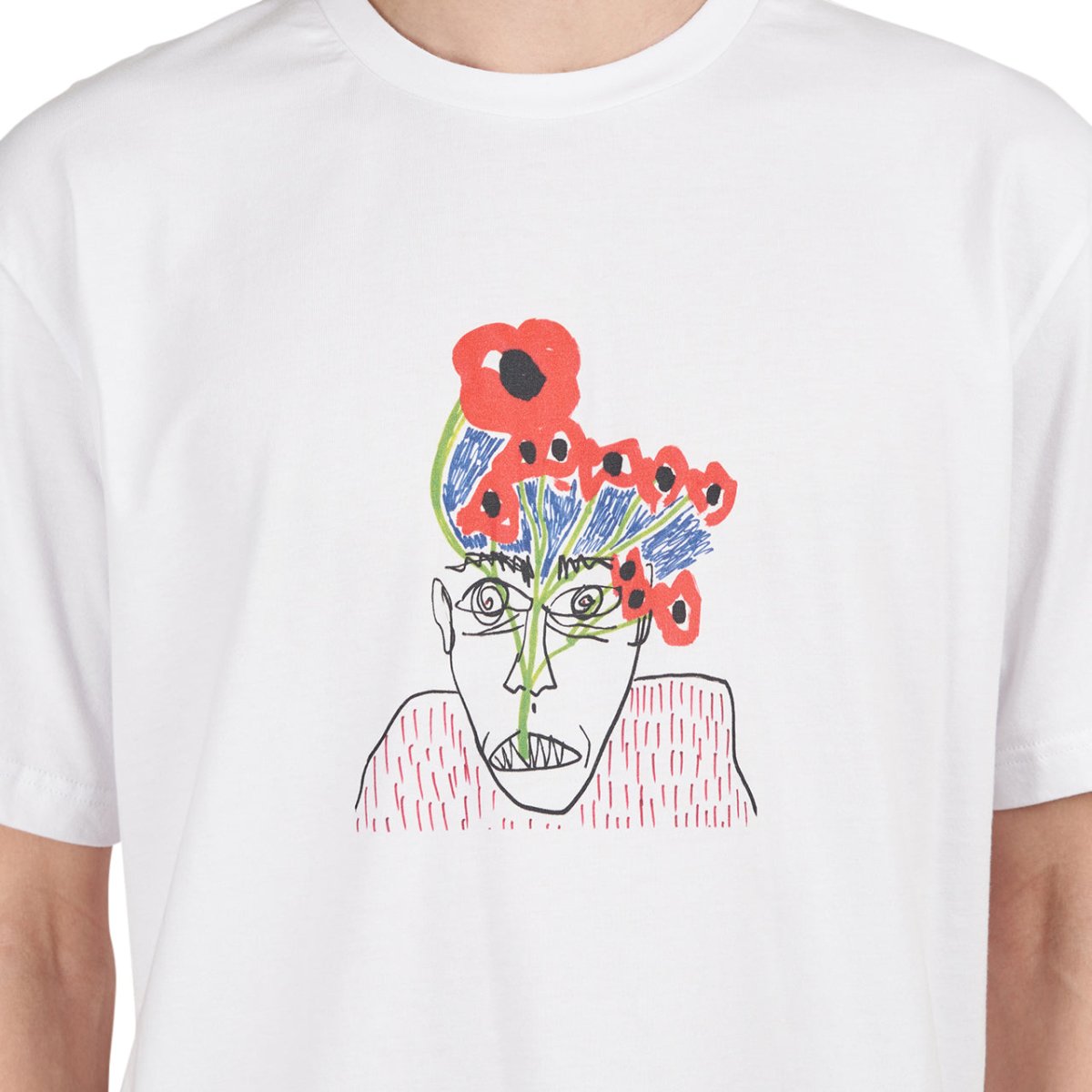 Sex Skateboards Flowers T-Shirt (Weiß) - Allike Store