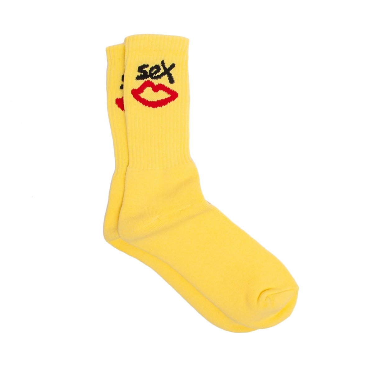 Sex Skateboards Logo Socks (Gelb) - Allike Store