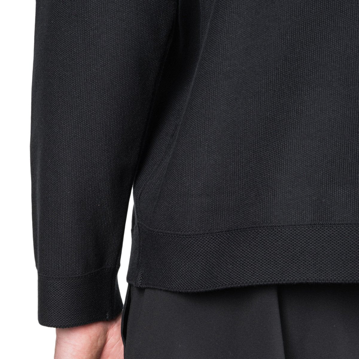 Snow Peak Co/Pe Dry L/S Pullover (Schwarz) - Allike Store
