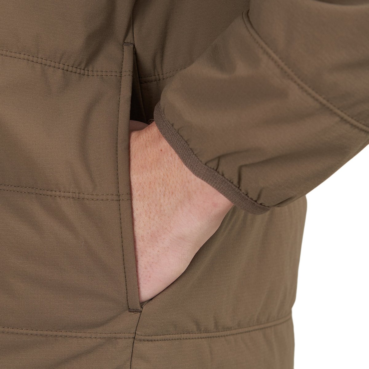 Snow Peak Flexible Insulated Cardigan (Braun) - Allike Store