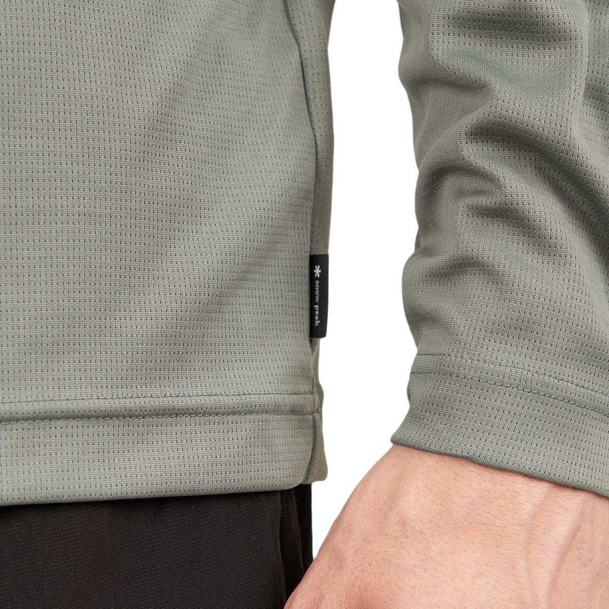 Snow Peak Insect Shield Longsleeve (Grau / Khaki) - Allike Store