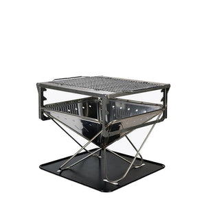 Snow Peak Pack & Carry Fireplace Kit (Silber) - Allike Store