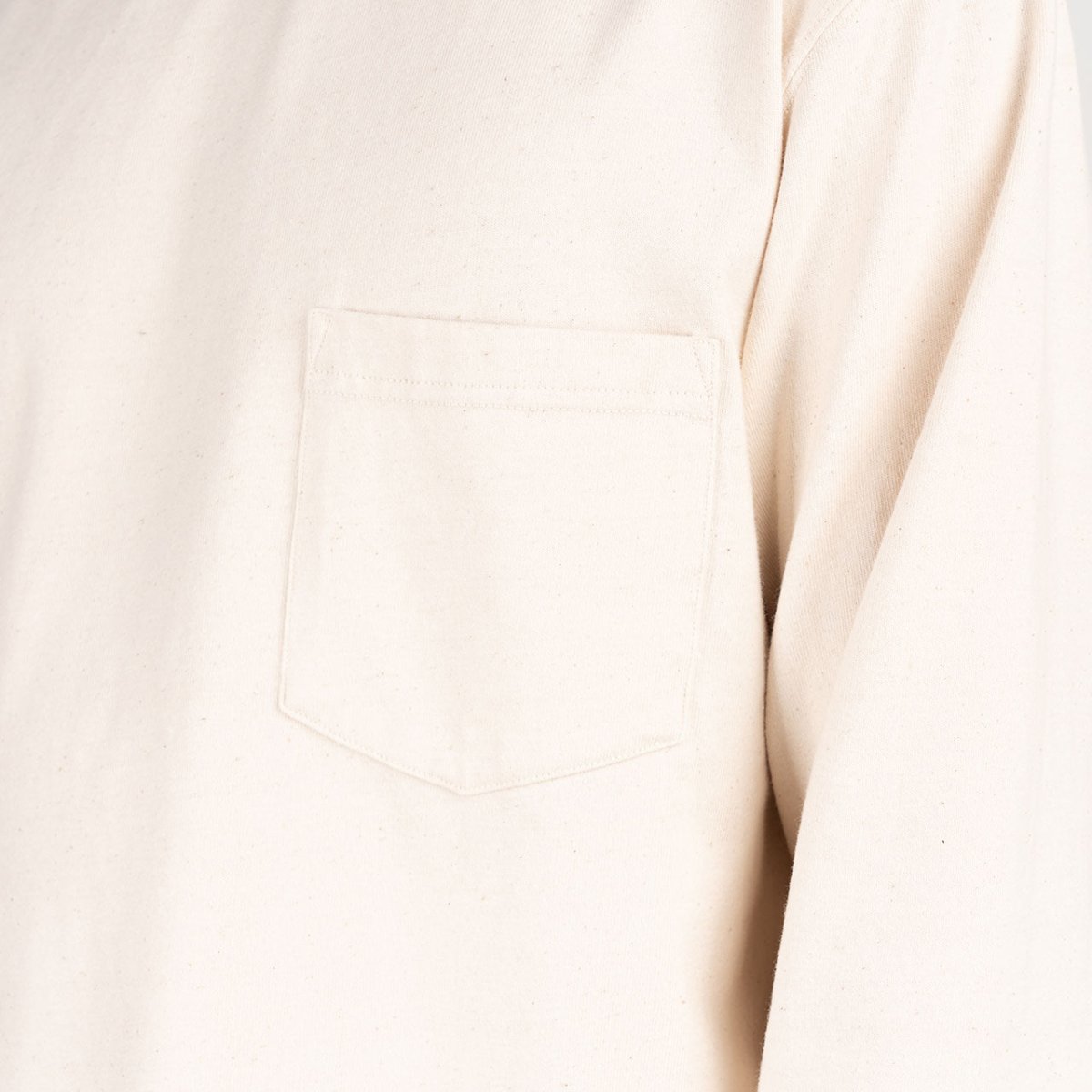 Snow Peak Recycled Cotton Long Sleeve T-Shirt (Beige) - Allike Store