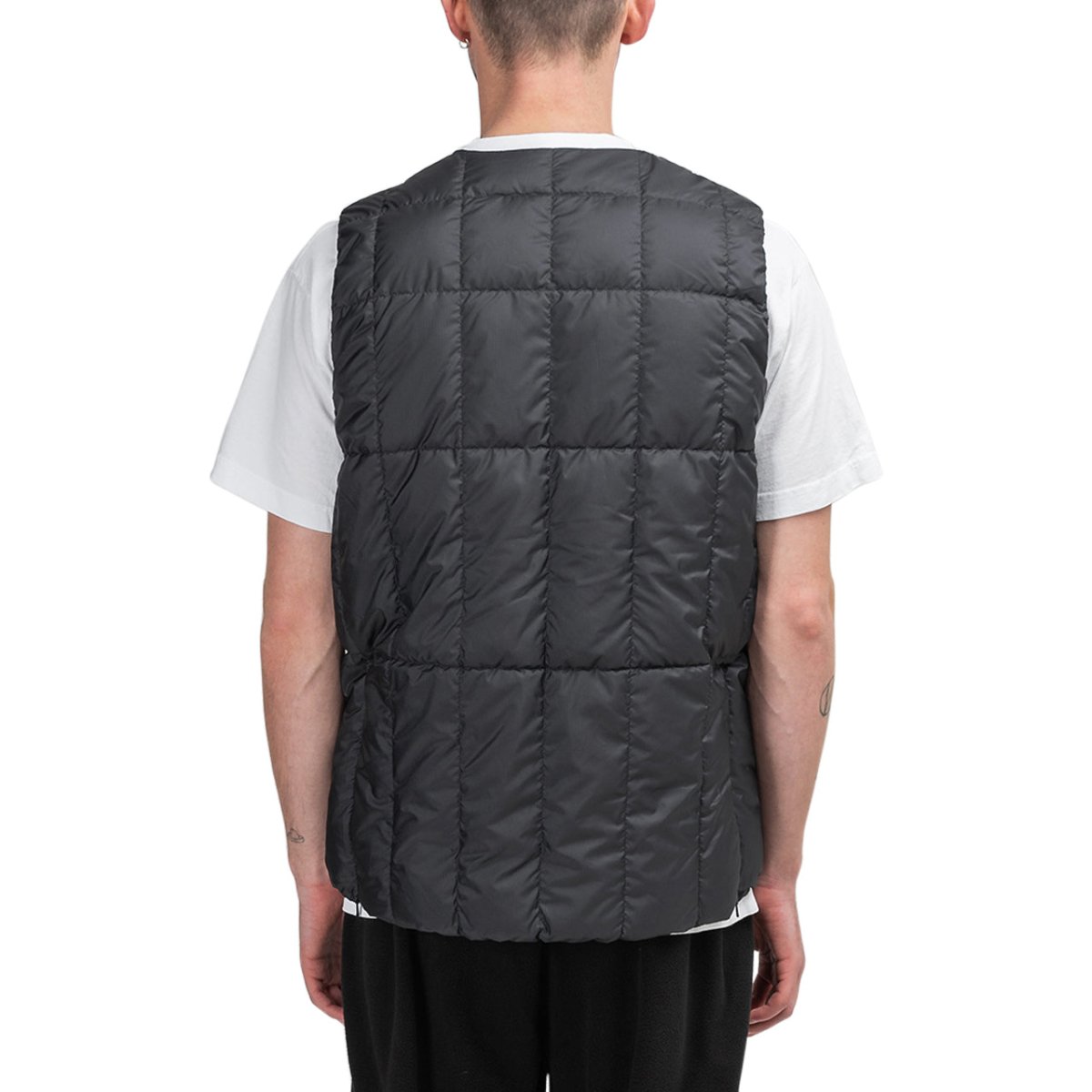 Snow Peak Recycled Middle Down Vest (Schwarz)  - Allike Store