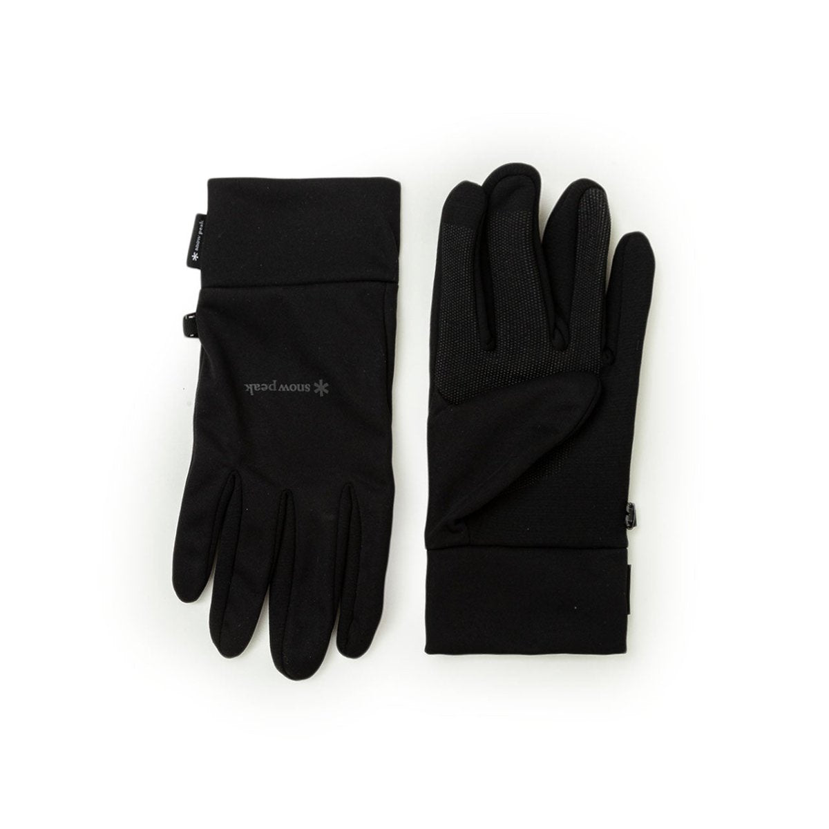 Snow Peak Wind Protection Gloves (Schwarz) - Allike Store
