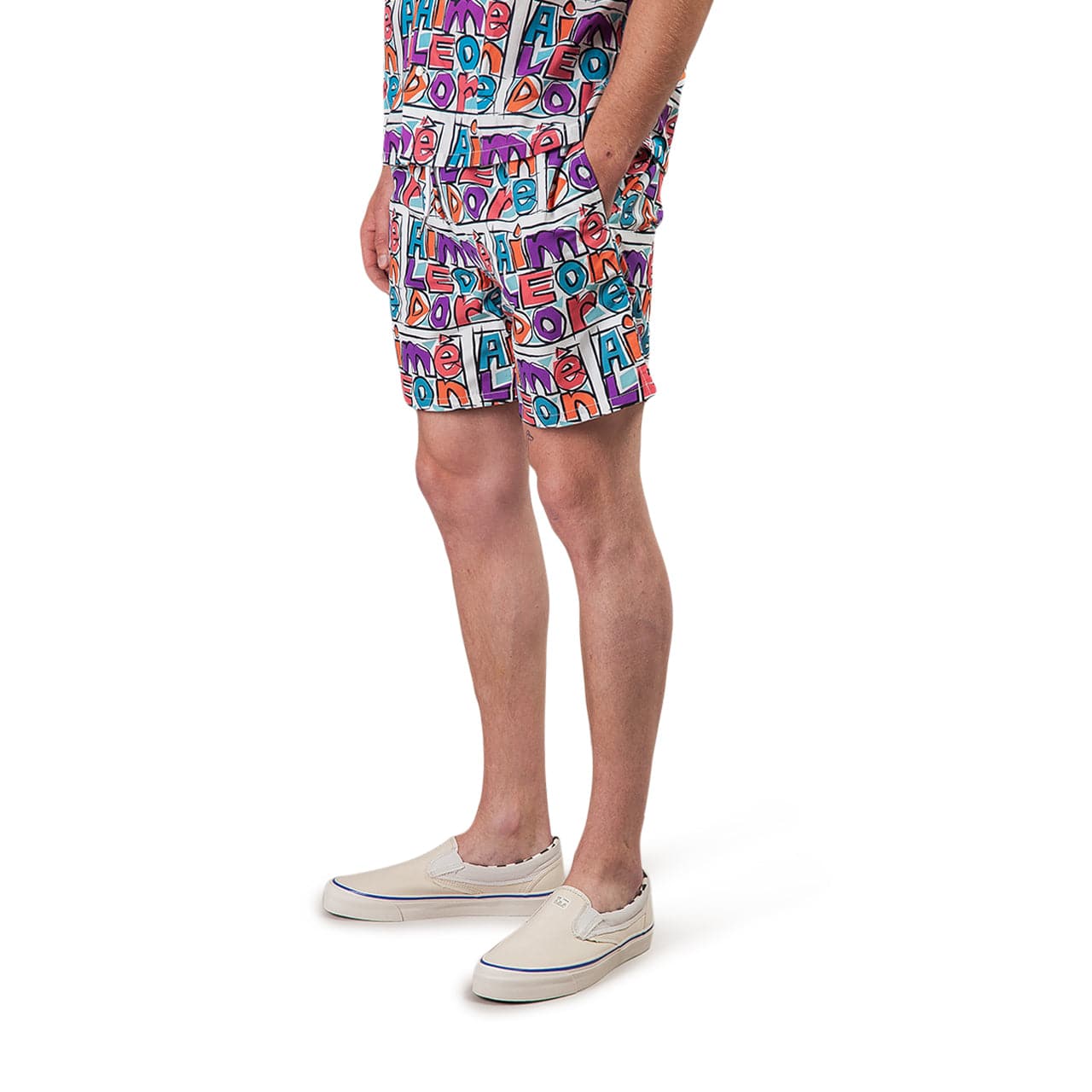 Aimé Leon Dore Crayon Print Swim Shorts (Multi) - Allike Store
