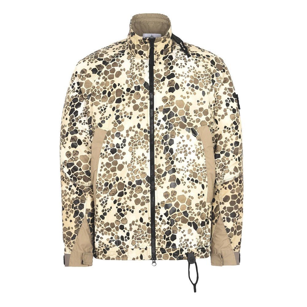 Stone Island Alligator Camo Light Cotton Nylon Rep Beige 6815446E1.V0090 Allike Store