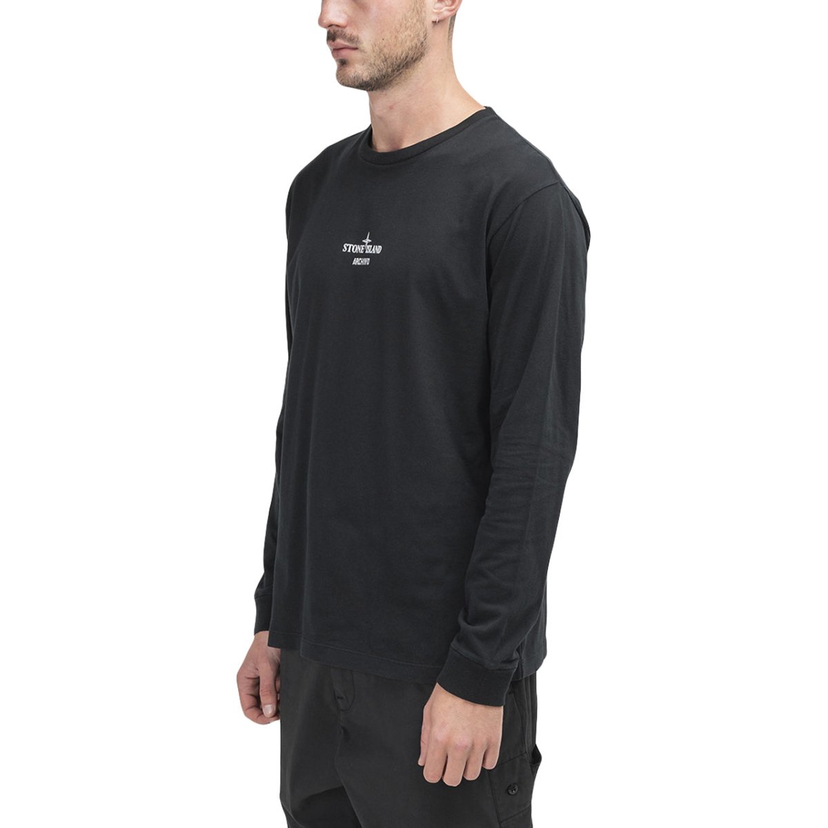 Stone Island Archivio Longsleeve (Schwarz) - Allike Store