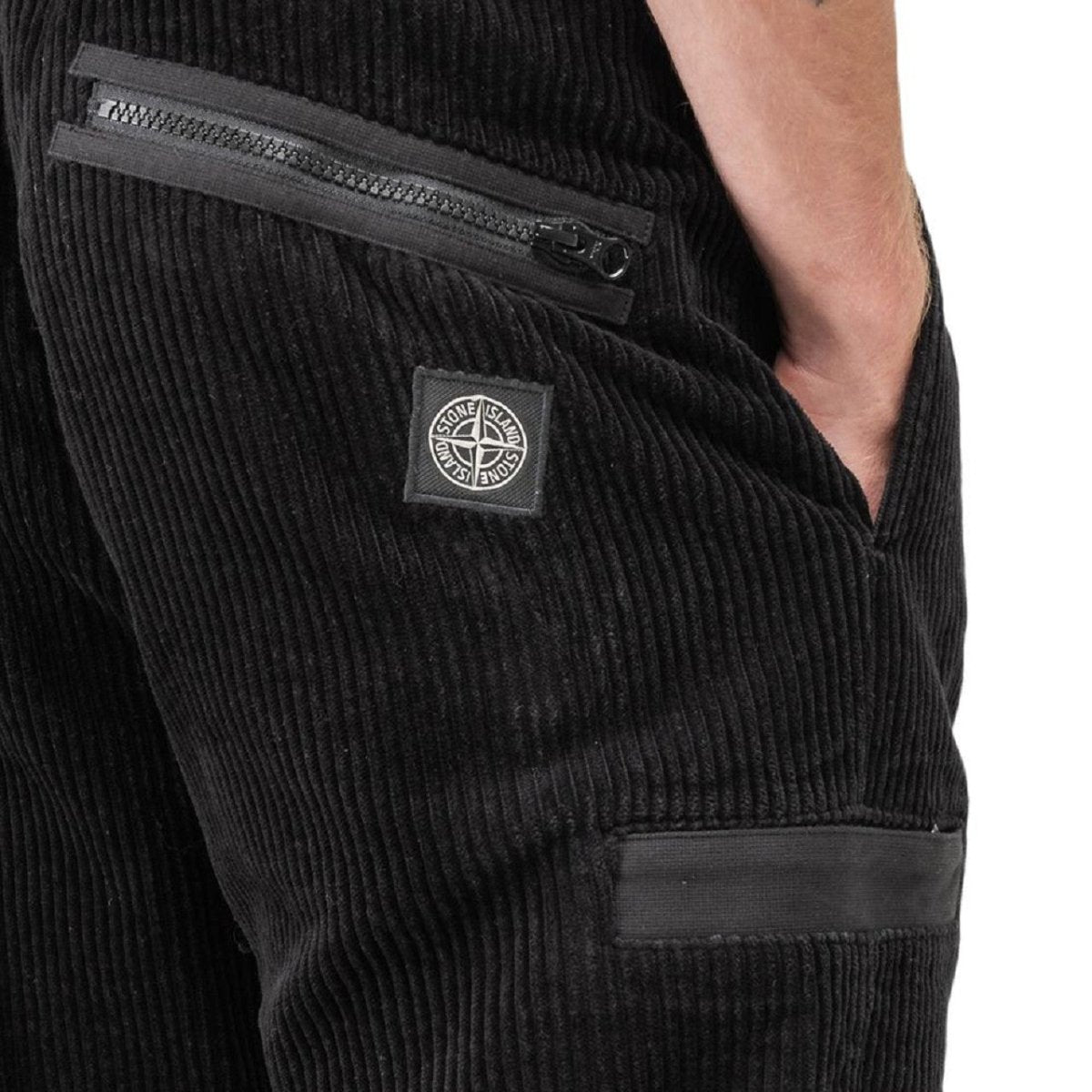 Stone Island Cord Pants (Schwarz) - Allike Store