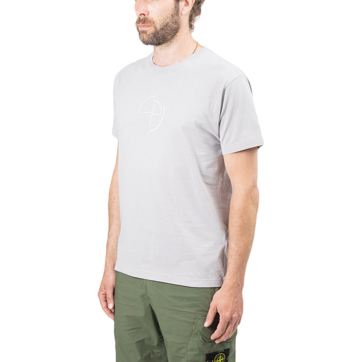 Stone Island 'Data Scan' T-Shirt (Grau) - Allike Store