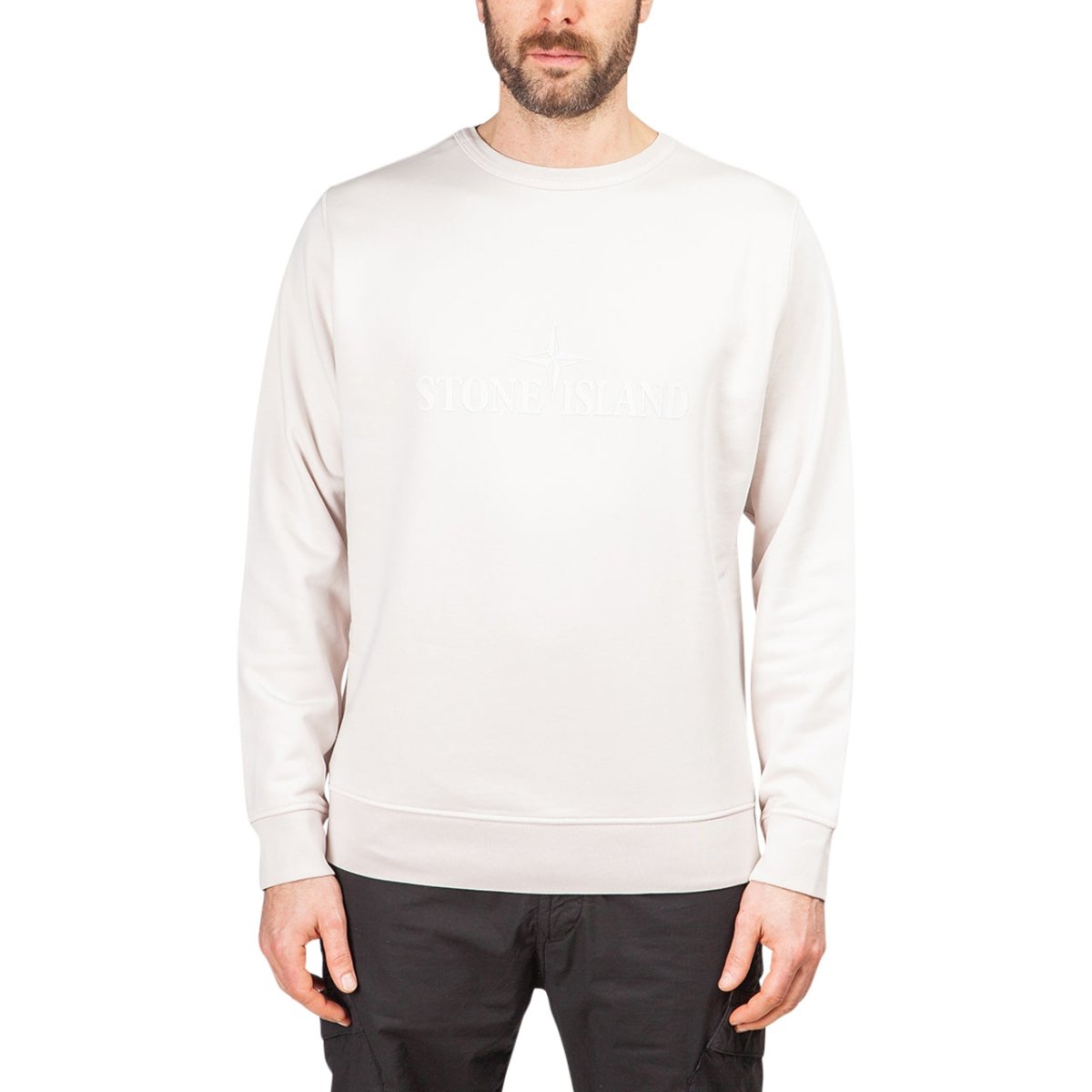 Stone island clearance double front sweatshirt