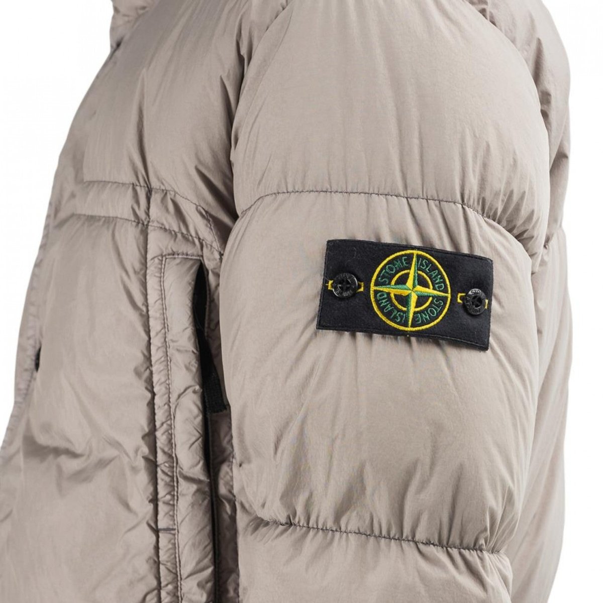 Stone Island Garment Dyed Crinkle Reps Down Jacket (Khaki) - Allike Store