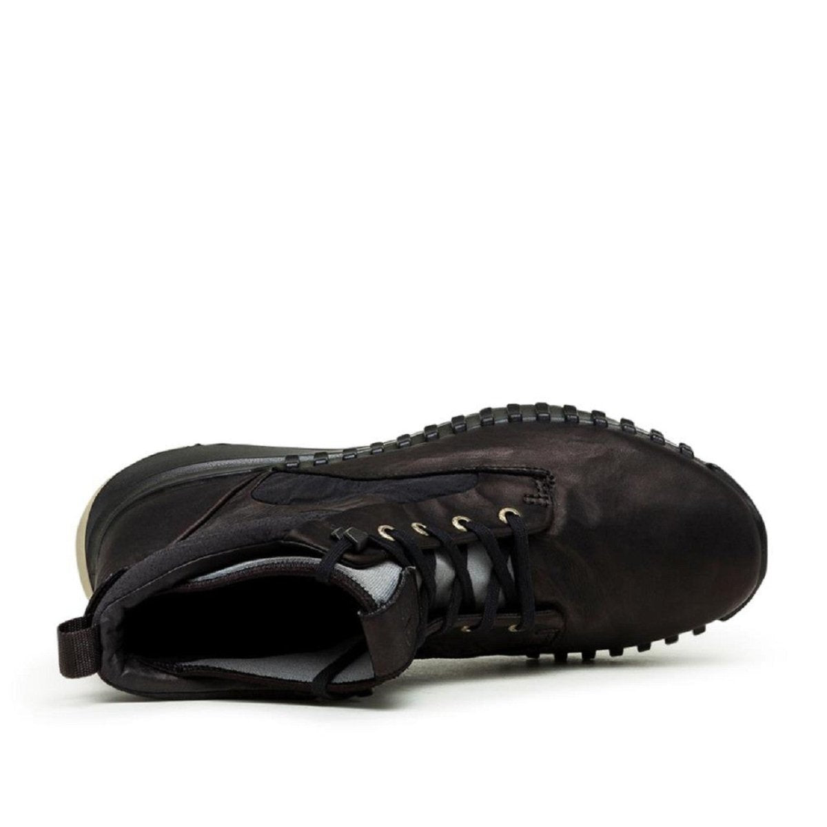 Stone Island Garment Dyed Leather Exostrike Boot (Schwarz) - Allike Store