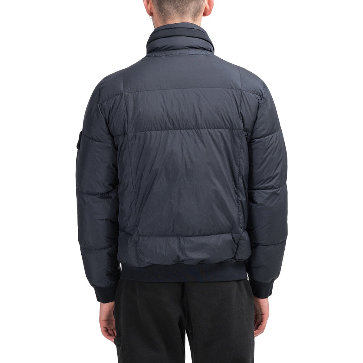 Stone Island Garment Dyed Nylon Down Jacket (Navy) - Allike Store
