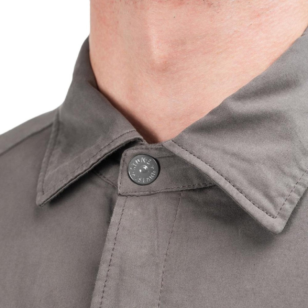 Stone Island 'Ghost Piece' Overshirt (Anthrazit) - Allike Store