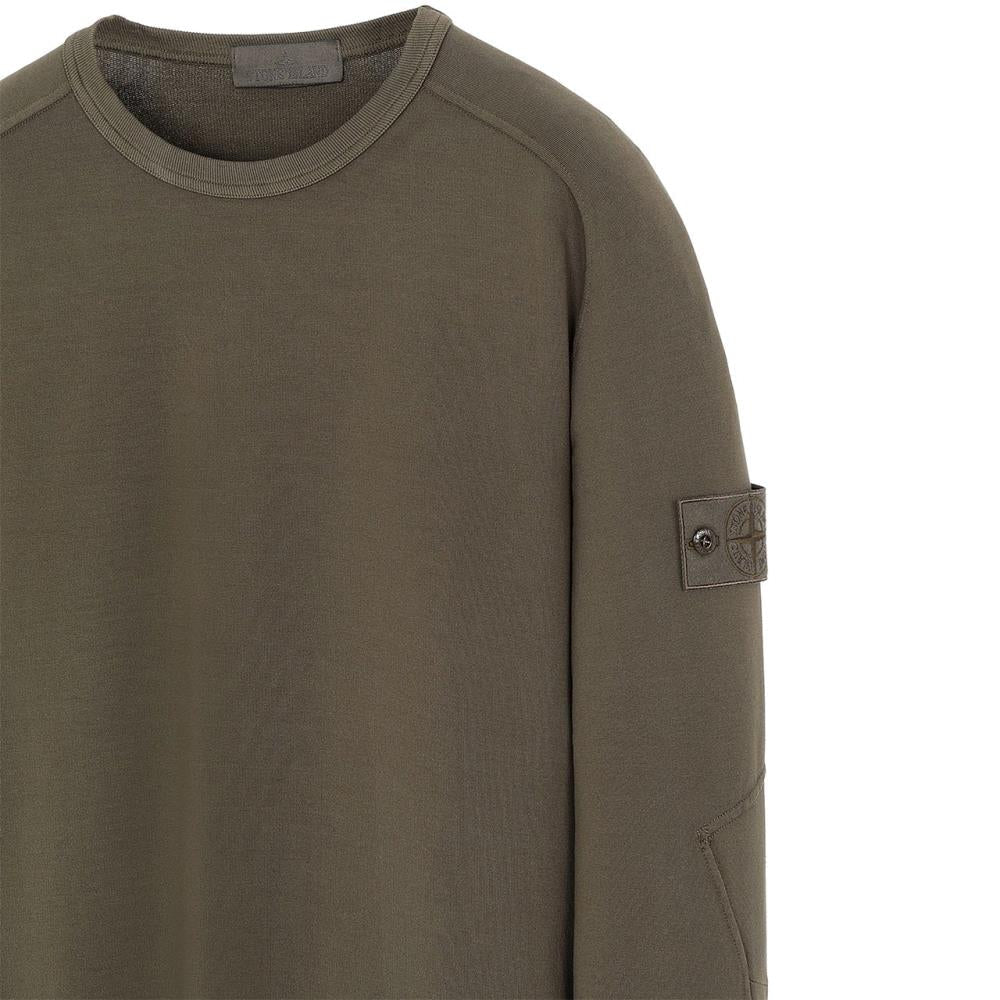 Stone Island 'Ghost Piece' Sweatshirt (Olive) - Allike Store