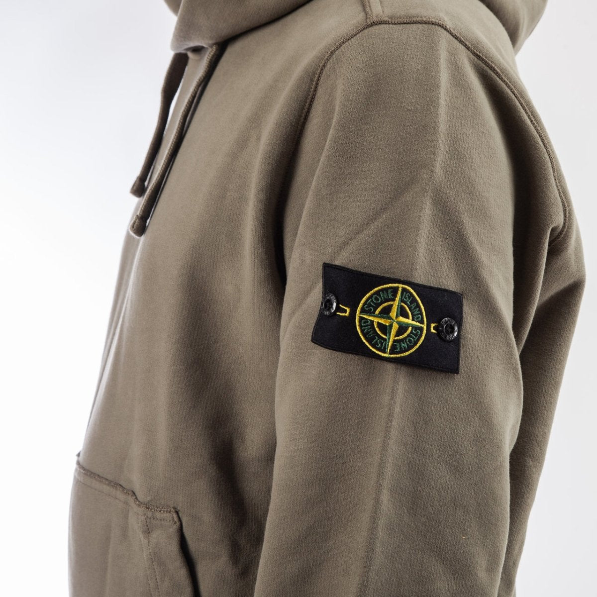 Stone Island Hooded Sweater (Oliv) - Allike Store