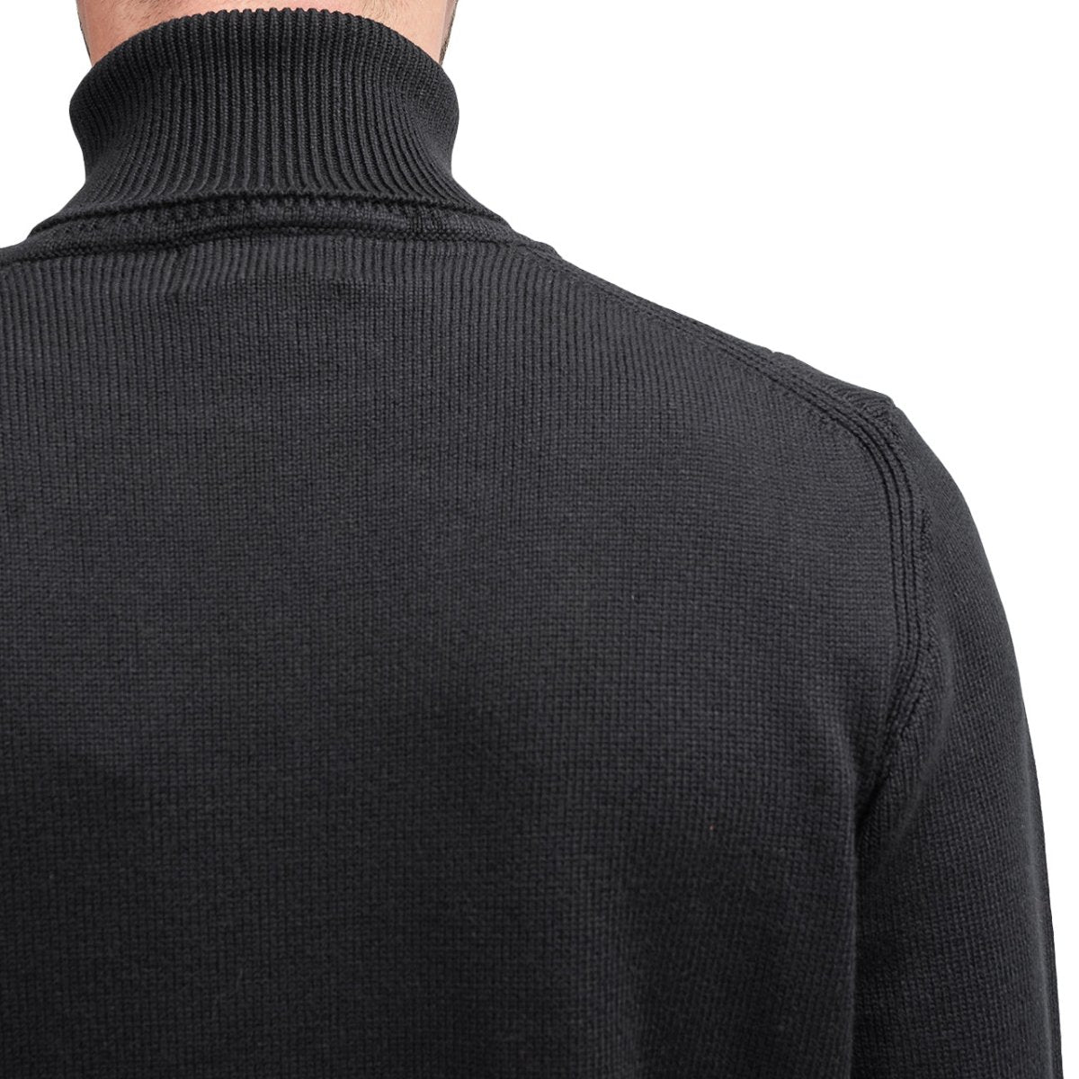 Stone Island Knitted Turtleneck (Schwarz) - Allike Store