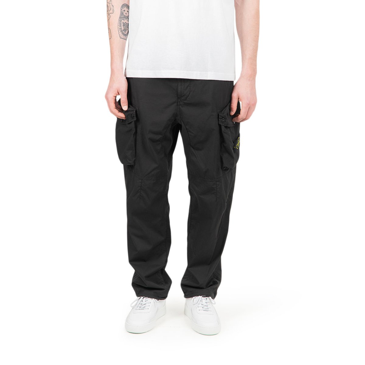 Stone Island Lightweight Cargo Pants (Black)