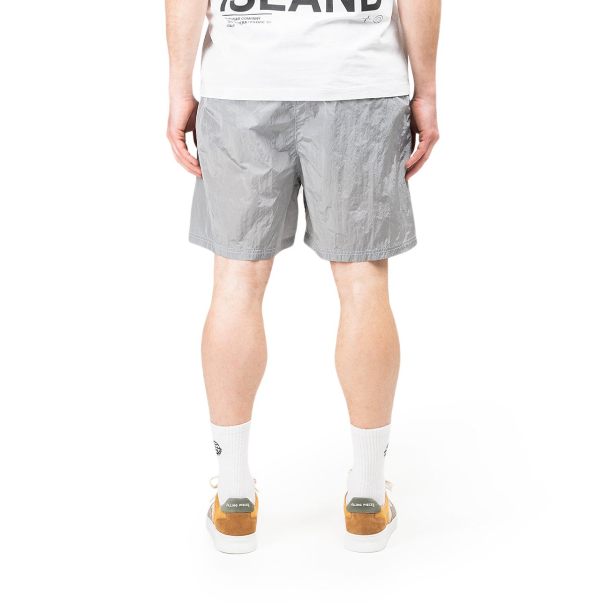 Stone Island Nylon Metal Swim Shorts (Grau) - Allike Store
