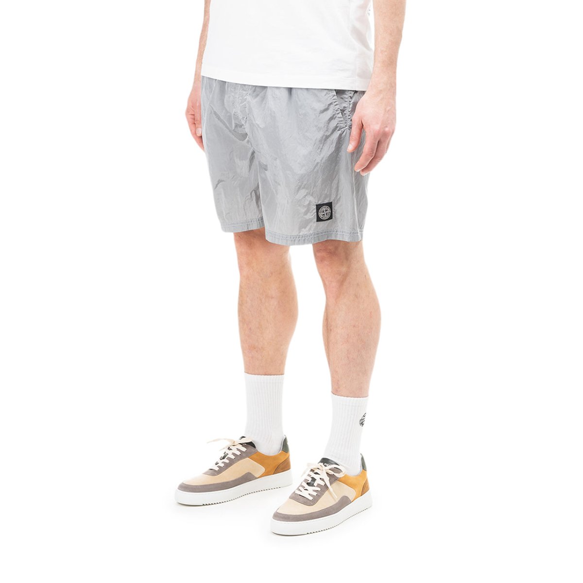 Stone Island Nylon Metal Swim Shorts (Grau) - Allike Store