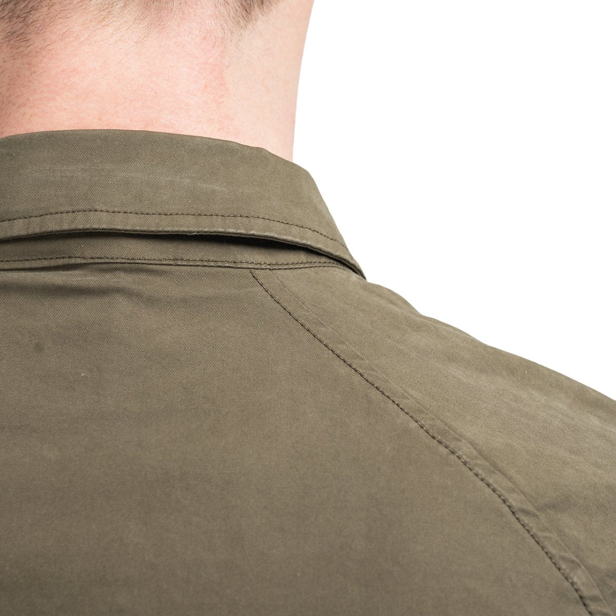 Stone Island Overshirt 'Ghost Piece' (Olive) - Allike Store