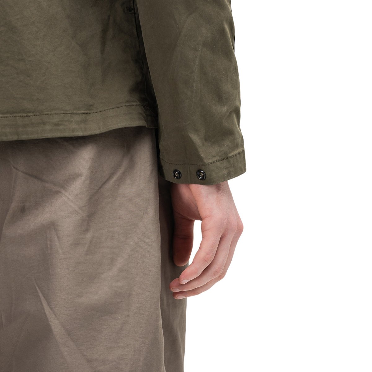 Stone Island Overshirt 'Ghost Piece' (Olive) - Allike Store
