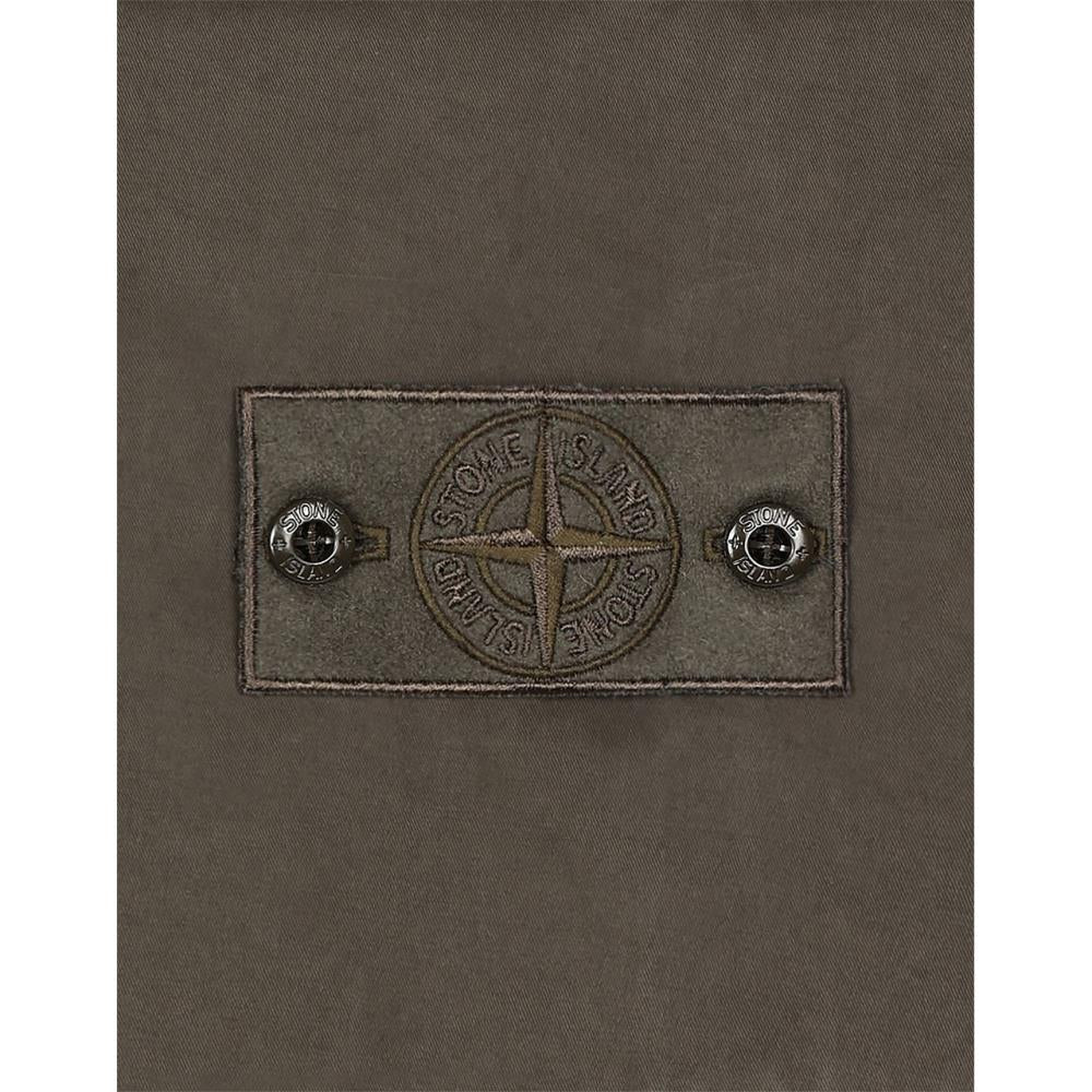 Stone Island Overshirt 'Ghost Piece' (Olive) - Allike Store
