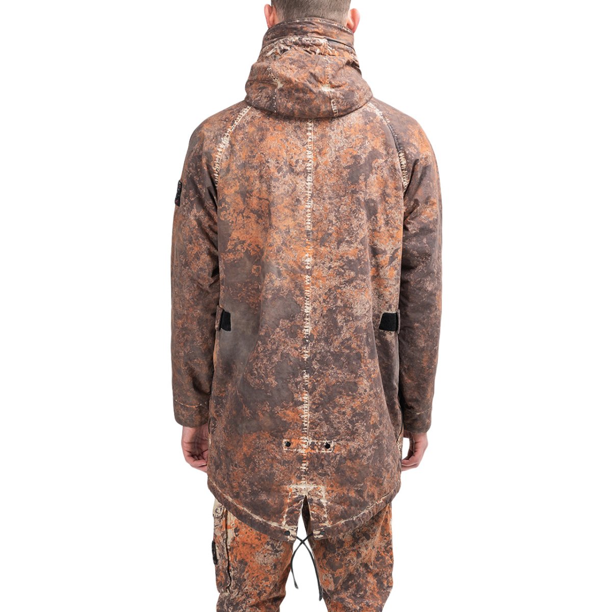 Stone Island Paintball Camo Anorak (Braun / Rot) - Allike Store