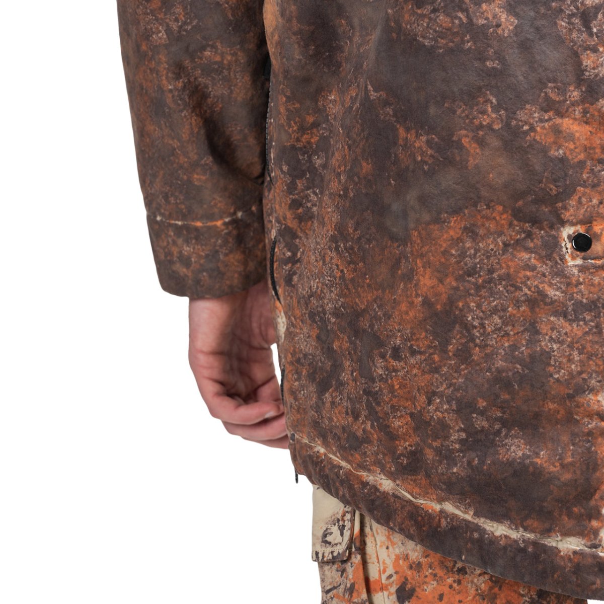 Stone Island Paintball Camo Anorak (Braun / Rot) - Allike Store