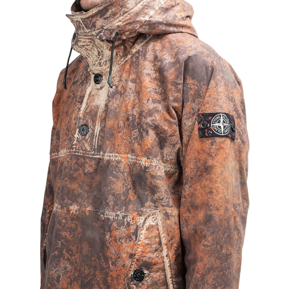 Stone Island Paintball Camo Anorak (Braun / Rot) - Allike Store