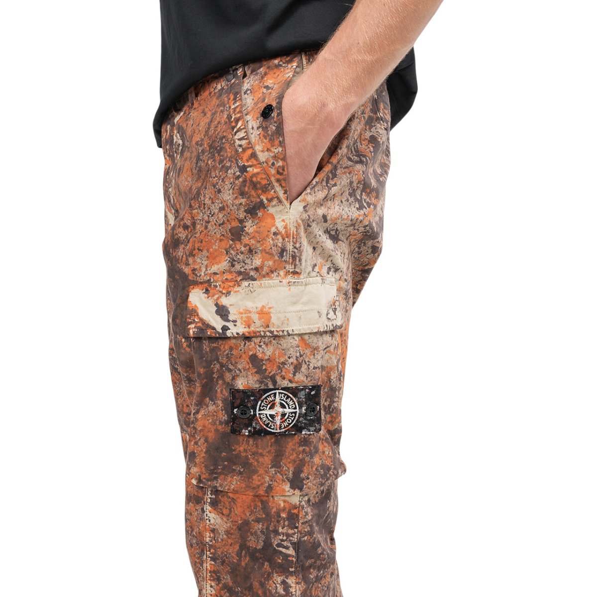 Stone Island Paintball Camo Pant (Braun / Rot) - Allike Store