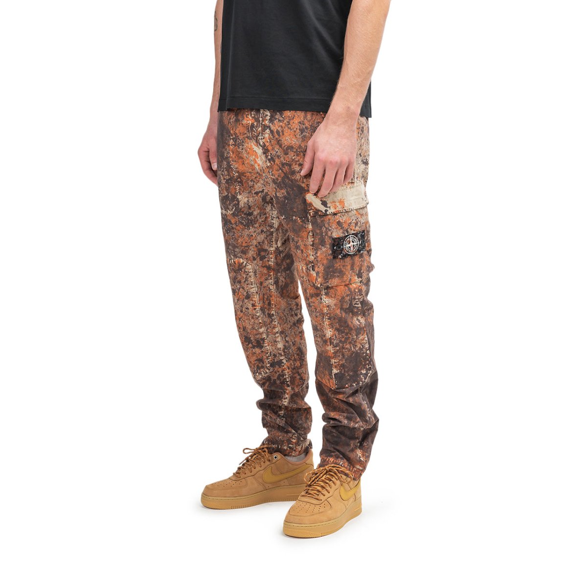 Stone Island Paintball Camo Pant (Braun / Rot) - Allike Store