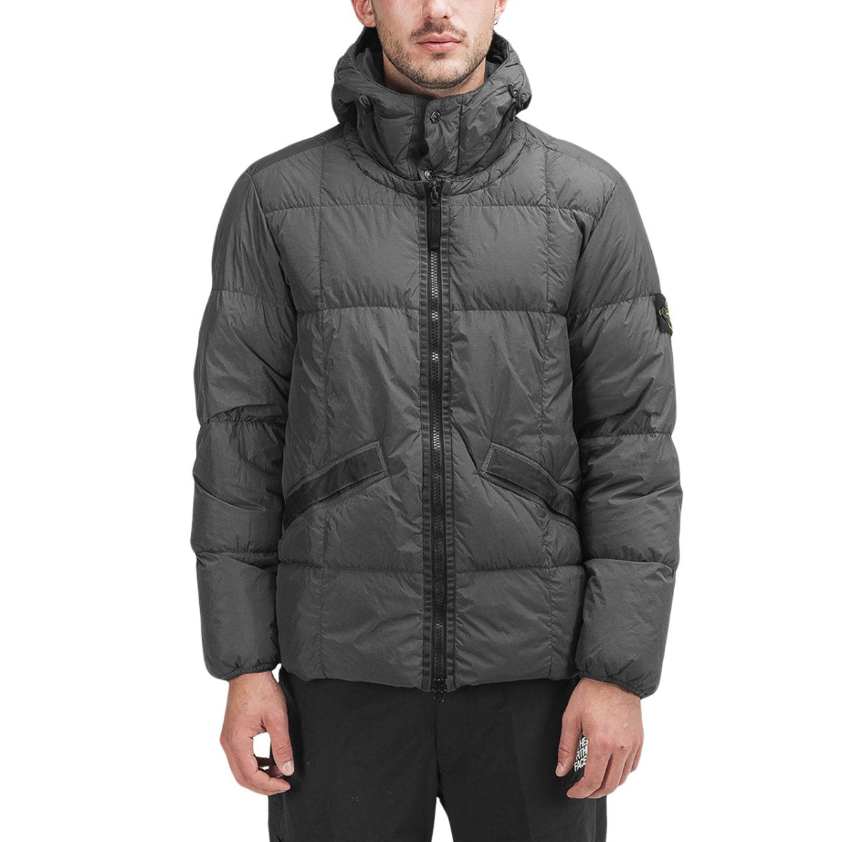 Stone Island Real Down Jacket (Grau) - Allike Store
