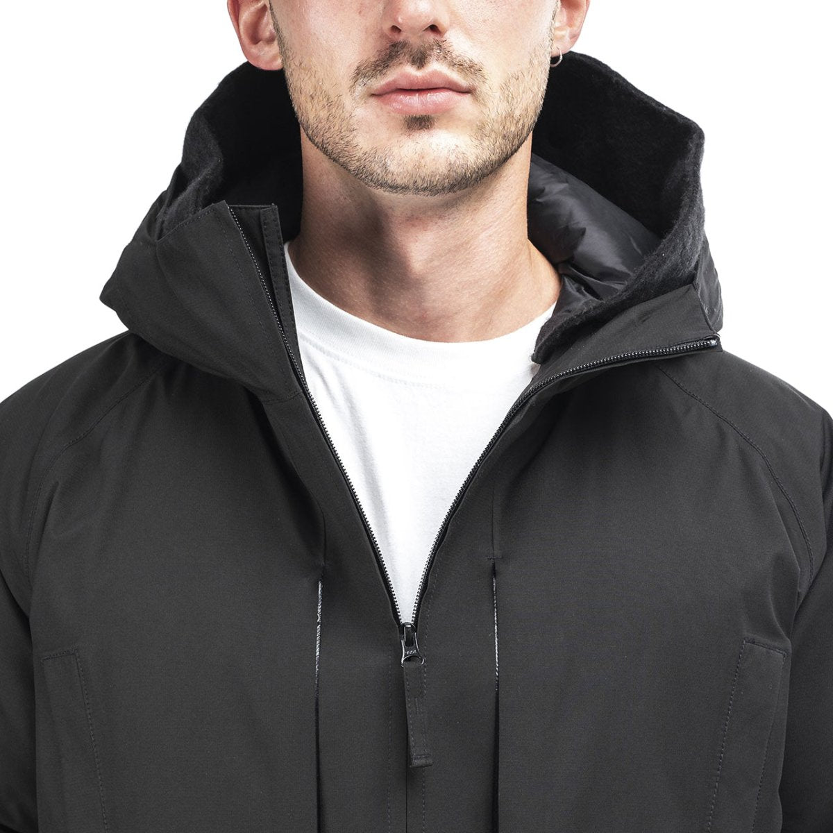 Stone Island Ripstop Gore-Tex Down Jacket (Schwarz) - Allike Store