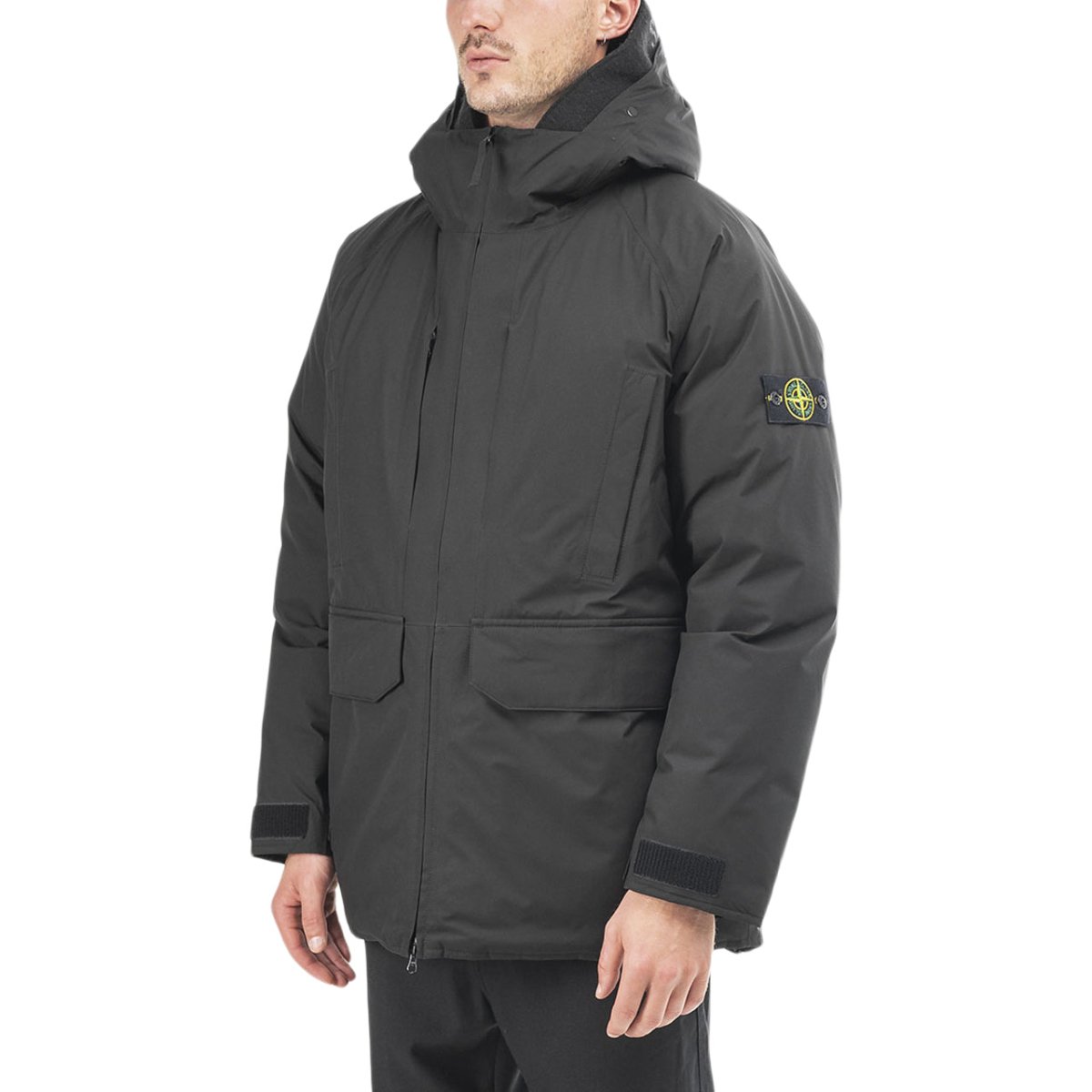 Stone Island Ripstop Gore-Tex Down Jacket (Schwarz) - Allike Store