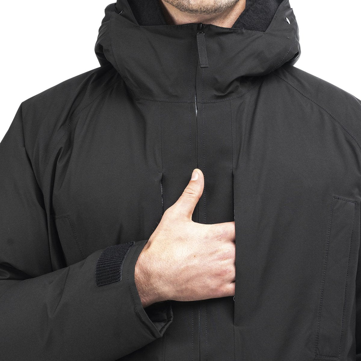 Stone Island Ripstop Gore-Tex Down Jacket (Schwarz) - Allike Store